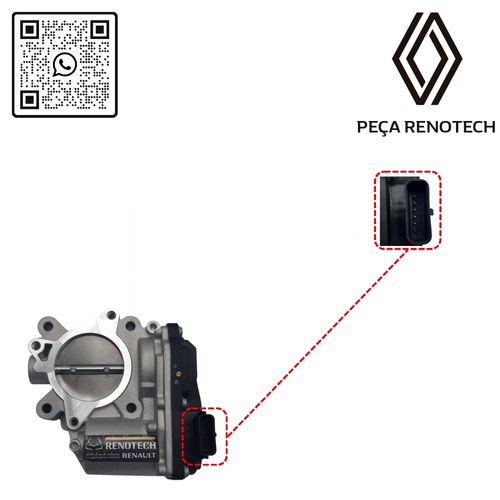 RN 05601R-X 161205601R CORPO DE BORBOLETA MOT 1.6 16V H4M CAPDUSLOGSANKAN 4